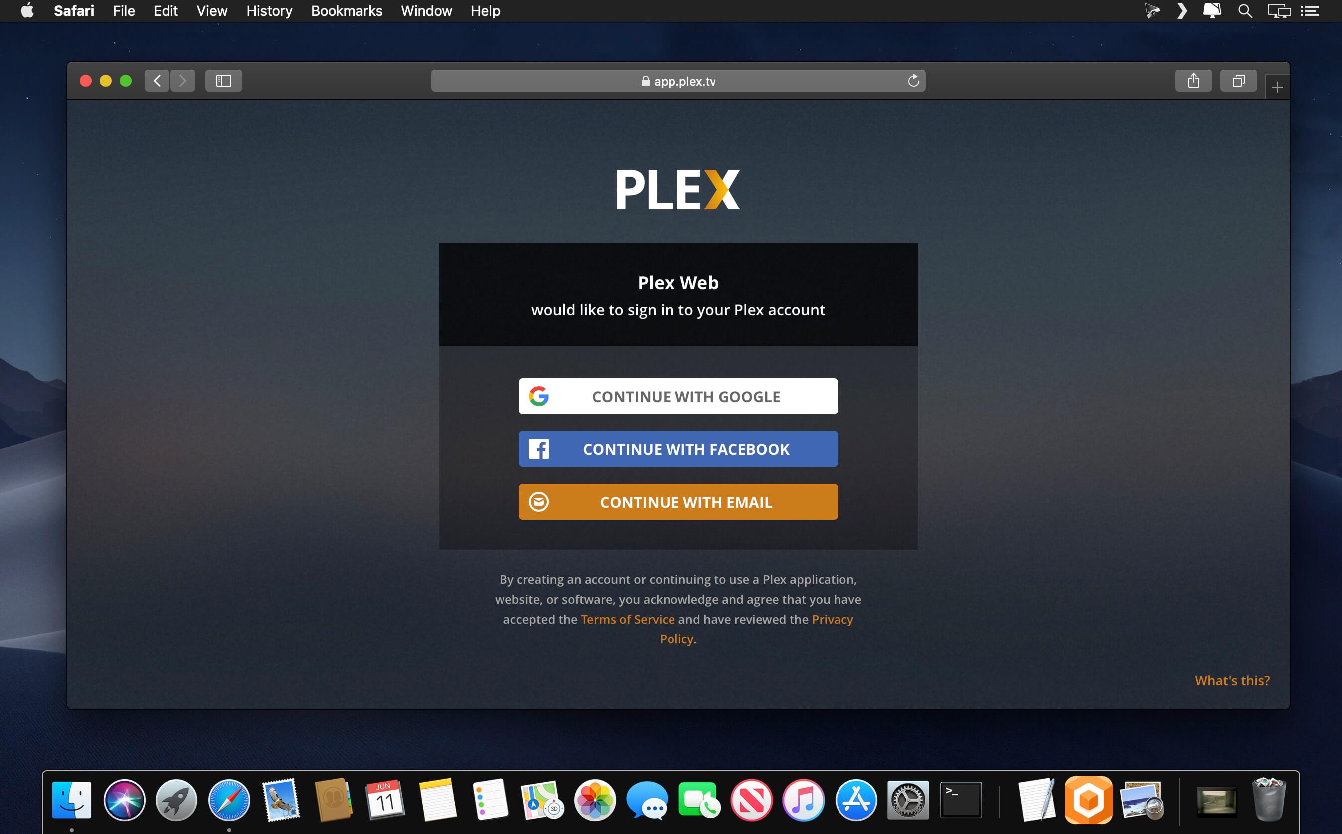 plex media server download for mac
